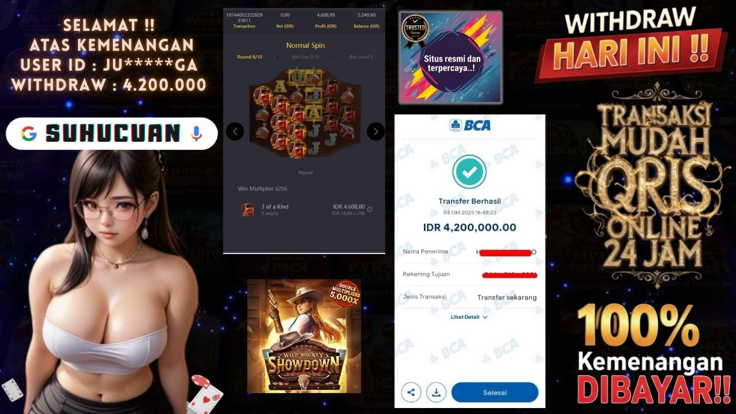 SUHUCUAN JACKPOT SLOT WILD BOUNTY SHOWDOWN
